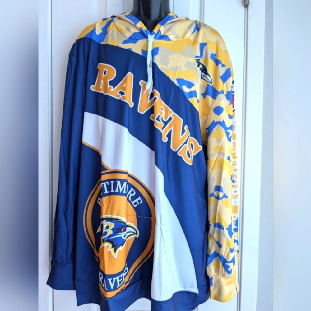 Baltimore Ravens Men's Logo Long Sleeve Hoodie